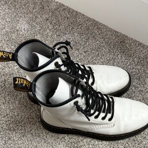 White Doc Martins